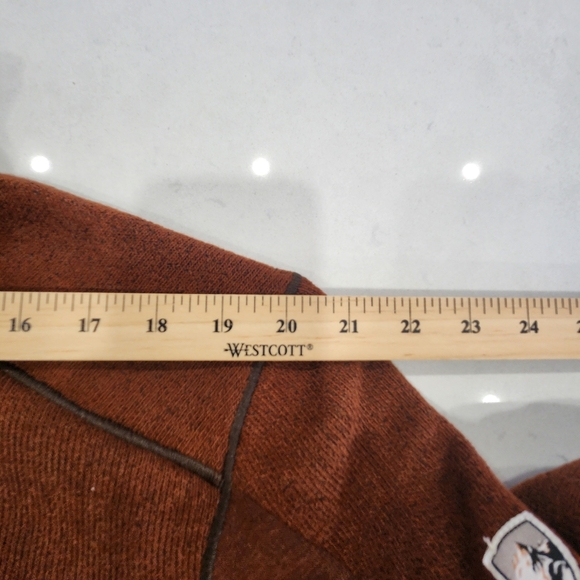 Kuhl Interceptr Full Zip Sweater Fleece Jacket Zipped Pockets Brown XL Mens - Picture 9 of 15